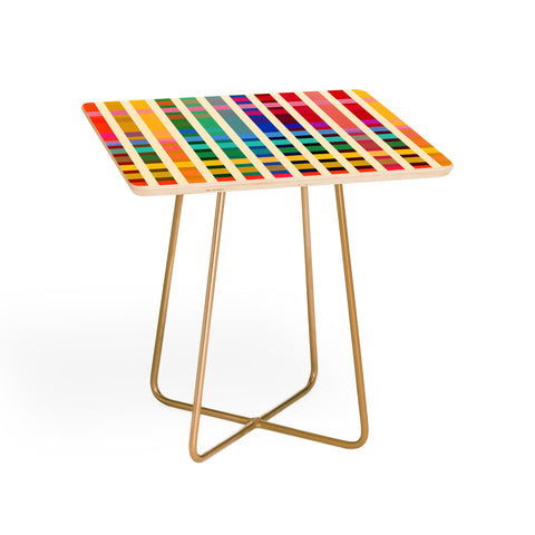 Showmemars Futuristic Cyber Rainbow Crossing Side Table