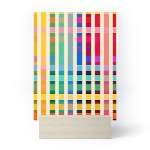 Showmemars Futuristic Cyber Rainbow Crossing Mini Art Print