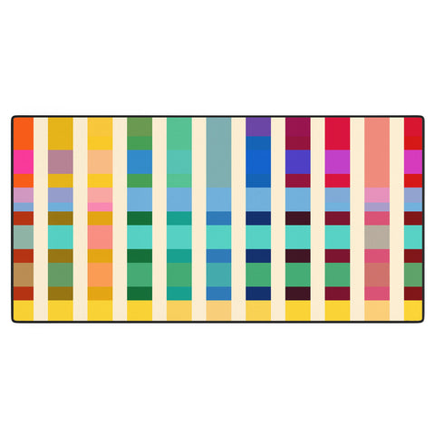 Showmemars Futuristic Cyber Rainbow Crossing Desk Mat