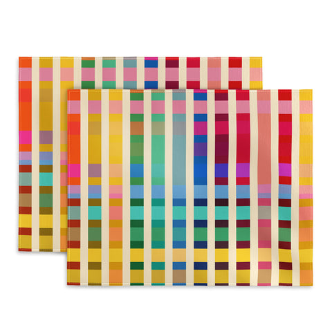 Showmemars Futuristic Cyber Rainbow Crossing Placemat