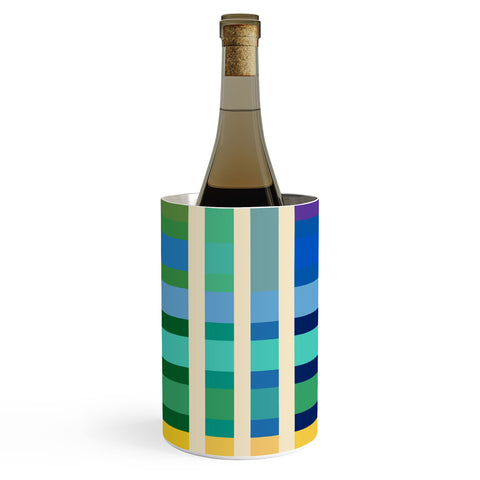 Showmemars Futuristic Cyber Rainbow Crossing Wine Chiller