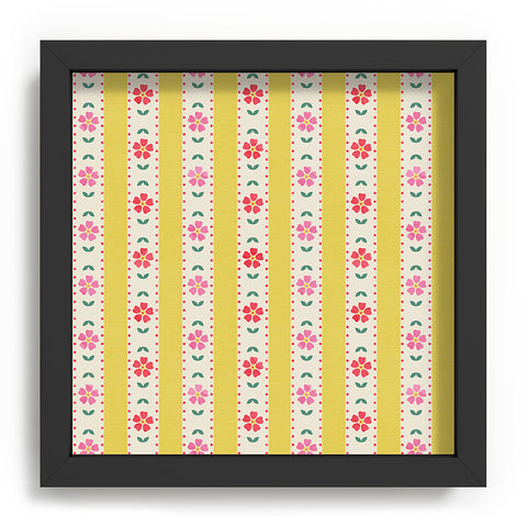 Showmemars Granny Style Vintage Florals Recessed Framing Square