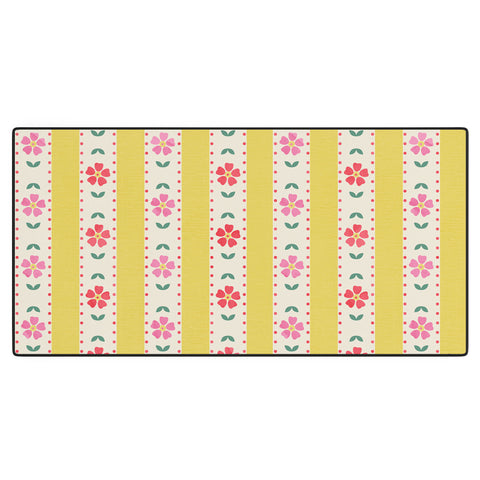 Showmemars Granny Style Vintage Florals Desk Mat