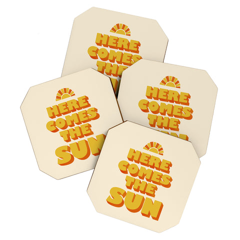 Showmemars Here comes the sun Coaster Set