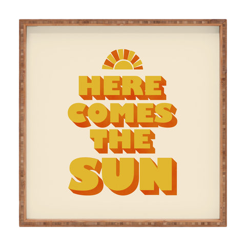 Showmemars Here comes the sun Square Tray