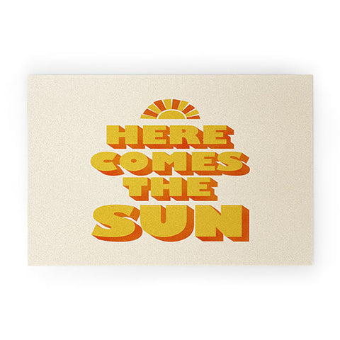 Showmemars Here comes the sun Welcome Mat