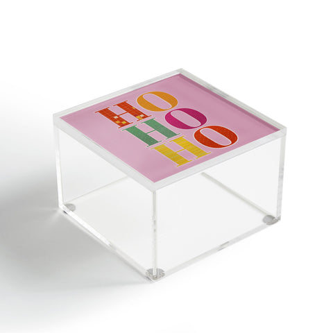 Showmemars HO HO HO Festive Letters Acrylic Box