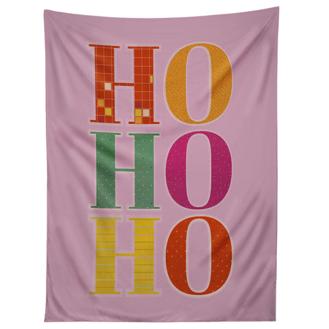 Showmemars HO HO HO Festive Letters Tapestry