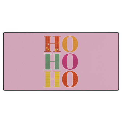 Showmemars HO HO HO Festive Letters Desk Mat