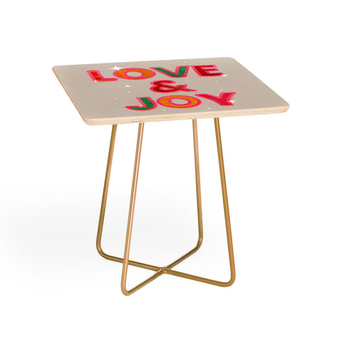 Showmemars LOVE JOY Festive Letters Side Table