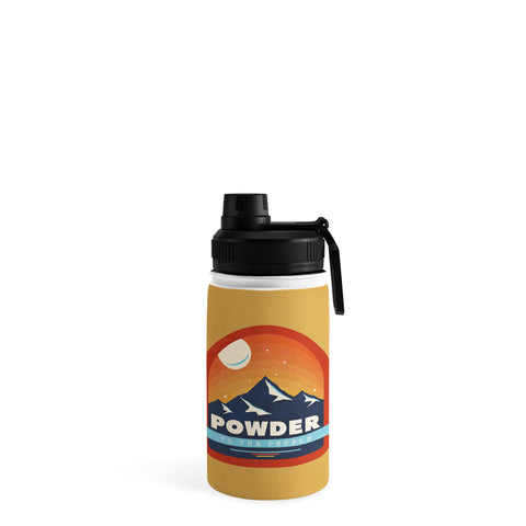 Showmemars Powder To The People Ski Badge Water Bottle