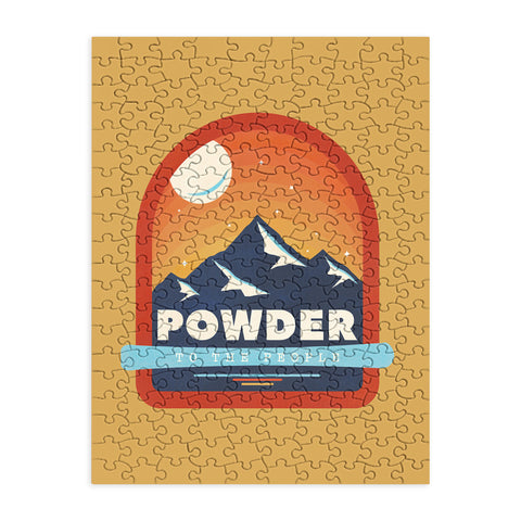 Showmemars Powder To The People Ski Badge Puzzle