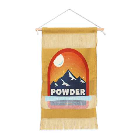 Showmemars Powder To The People Ski Badge Wall Hanging Portrait