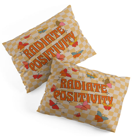 Showmemars Radiate Positivity Butterflies Pillow Shams