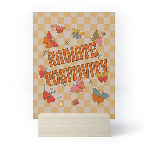 Showmemars Radiate Positivity Butterflies Mini Art Print