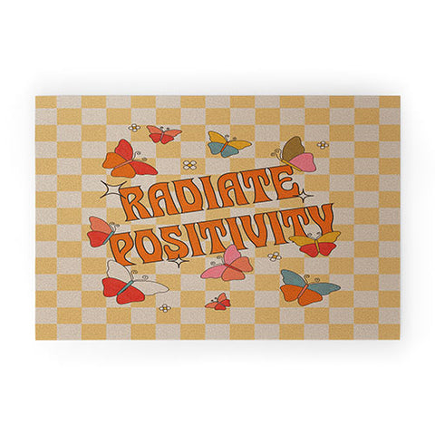 Showmemars Radiate Positivity Butterflies Welcome Mat