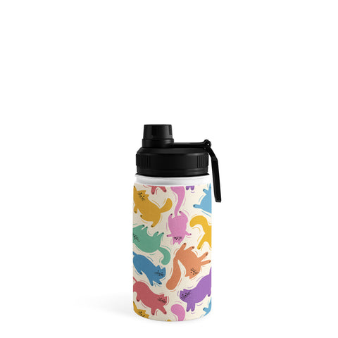 Showmemars Rainbow Cats I Water Bottle