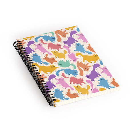 Showmemars Rainbow Cats I Spiral Notebook