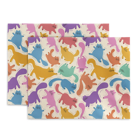 Showmemars Rainbow Cats I Placemat