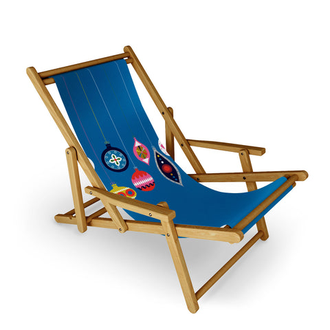 Showmemars Retro Christmas Baubles Sling Chair