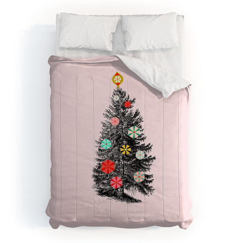 Showmemars Retro Christmas tree no2 Comforter