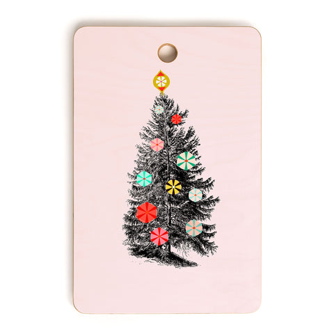 Showmemars Retro Christmas tree no2 Cutting Board Rectangle