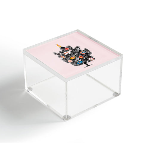 Showmemars Retro Christmas tree no3 Acrylic Box