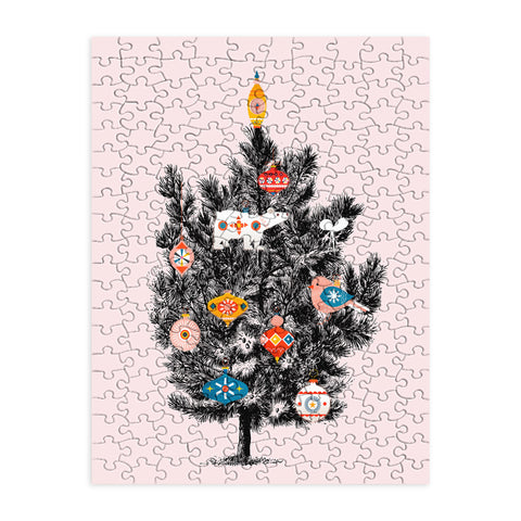Showmemars Retro Christmas tree no3 Puzzle