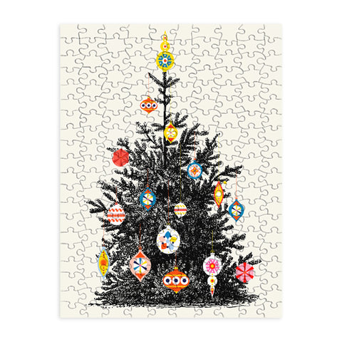 Showmemars Retro Decorated Christmas Tree Puzzle