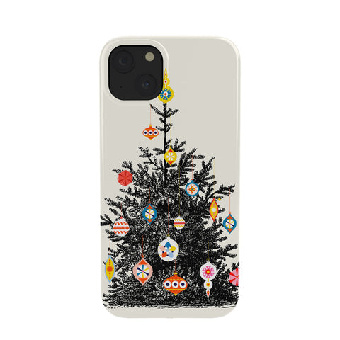 Showmemars Retro Decorated Christmas Tree Phone Case