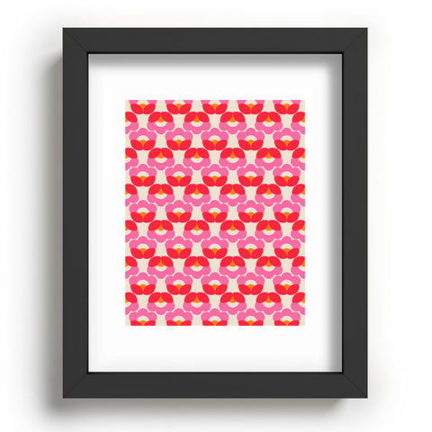 Showmemars Retro pattern Recessed Framing Rectangle
