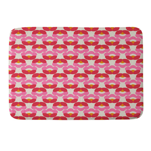 Showmemars Retro pattern Memory Foam Bath Mat