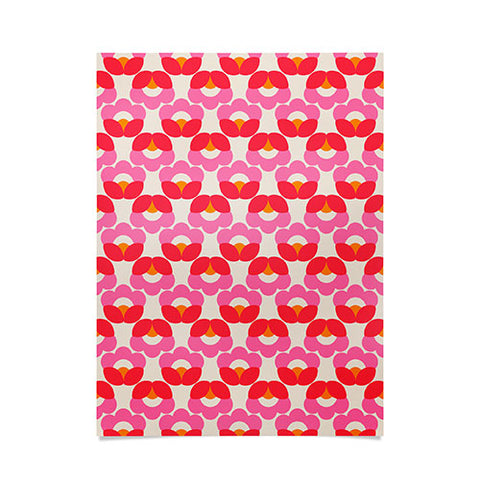 Showmemars Retro pattern Poster