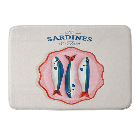 showmemars The Best Fish In Town Memory Foam Bath Mat