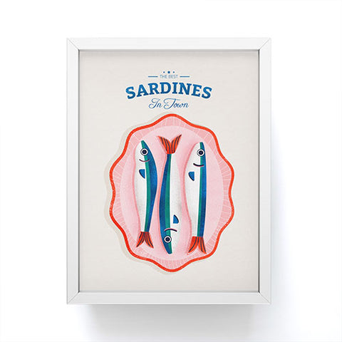 showmemars The Best Fish In Town Framed Mini Art Print