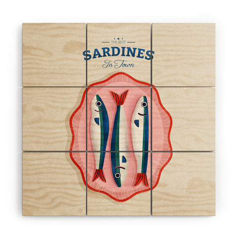 showmemars The Best Fish In Town Wood Wall Mural