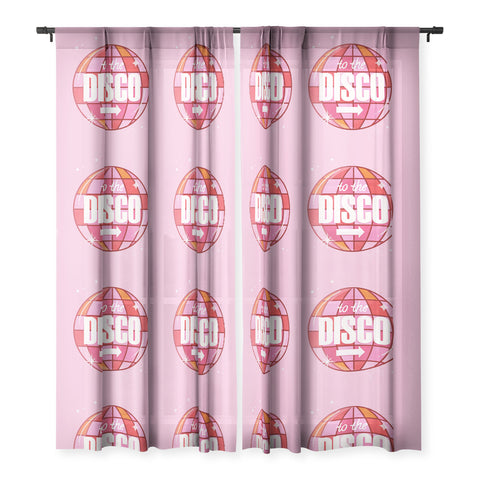 Showmemars To The Disco Sheer Window Curtain