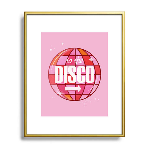 Showmemars To The Disco Metal Framed Art Print