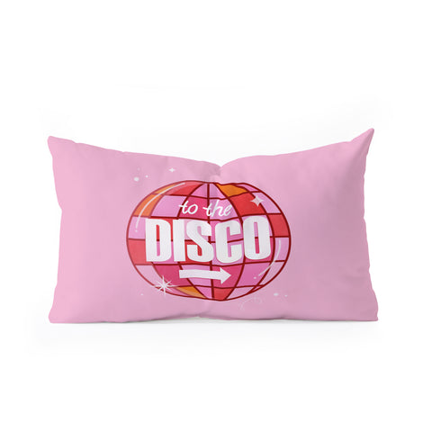 Showmemars To The Disco Oblong Throw Pillow