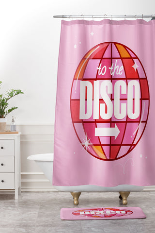 Showmemars To The Disco Shower Curtain And Mat
