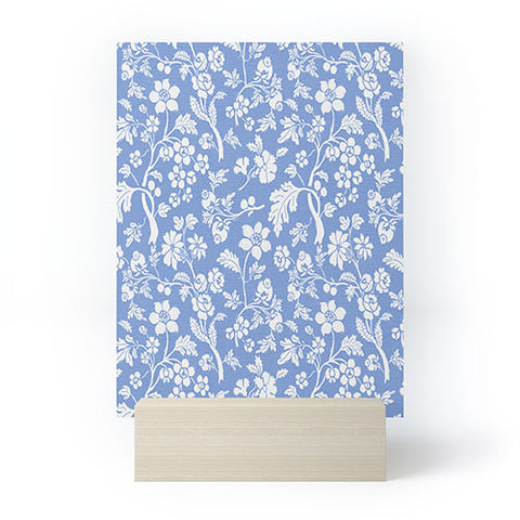 Showmemars Vintage Style Chintz Florals Mini Art Print