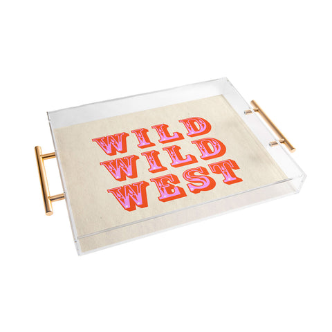 Showmemars WILD WILD WEST I Acrylic Tray