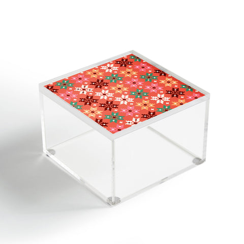 Showmemars Winter Quilt Pattern no2 Acrylic Box