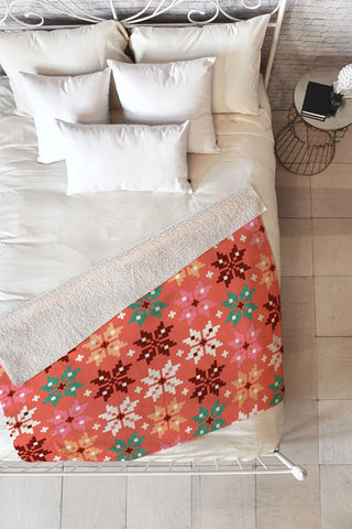 Showmemars Winter Quilt Pattern no2 Fleece Throw Blanket