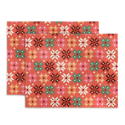 Showmemars Winter Quilt Pattern no2 Placemat
