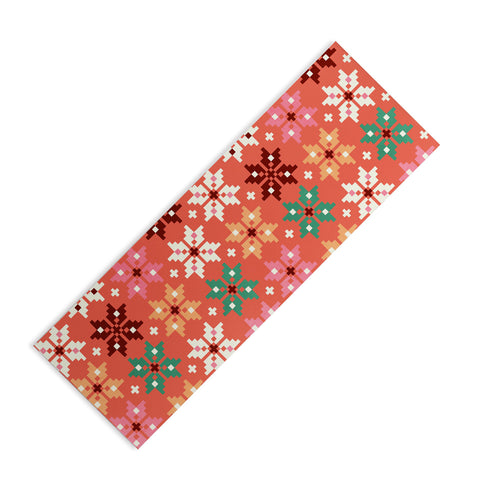 Showmemars Winter Quilt Pattern no2 Yoga Mat