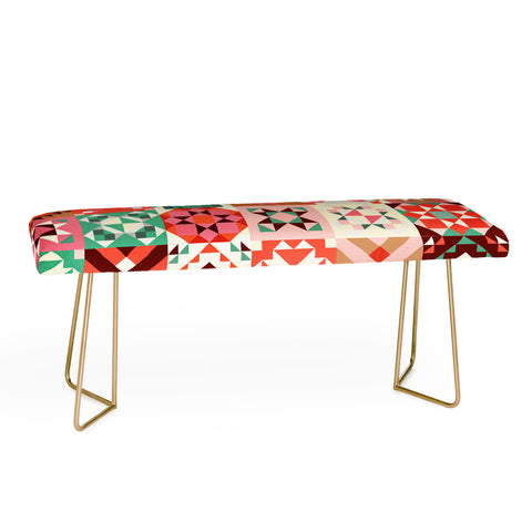 Showmemars Winter Quilt Pattern no4 Bench