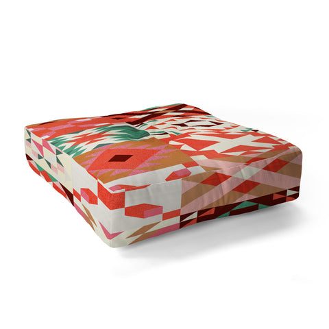 Showmemars Winter Quilt Pattern no4 Floor Pillow Square