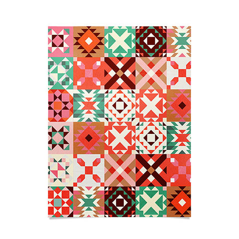 Showmemars Winter Quilt Pattern no4 Poster