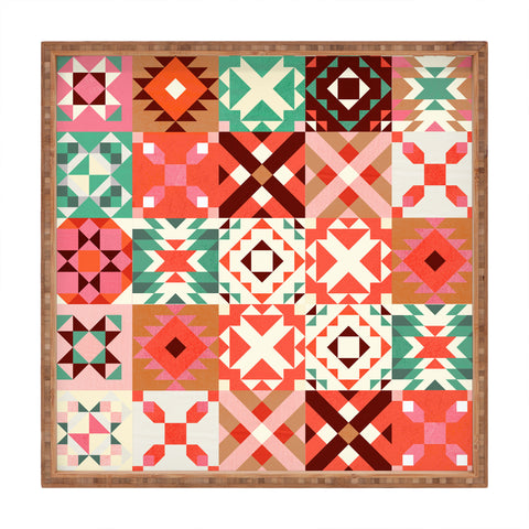 Showmemars Winter Quilt Pattern no4 Square Tray